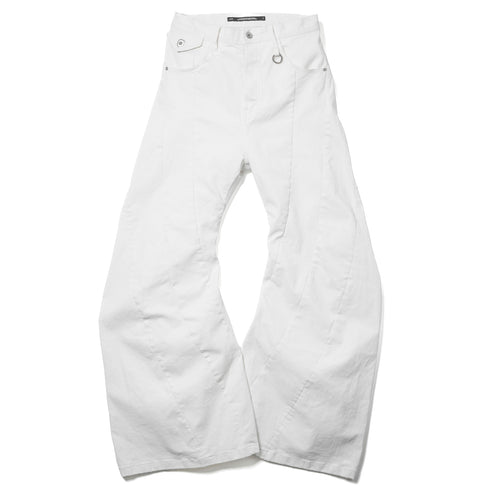 JULIUS 937PAM6 Off White / Bending Tuba Pants
