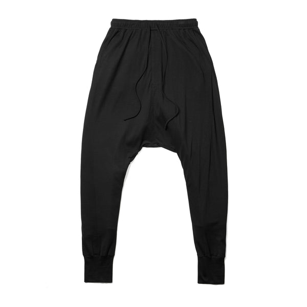 JULIUS 937PAM30 Black / Drop Crotch Pants