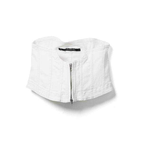 JULIUS 937ACU3 Off White / Seamed Corset