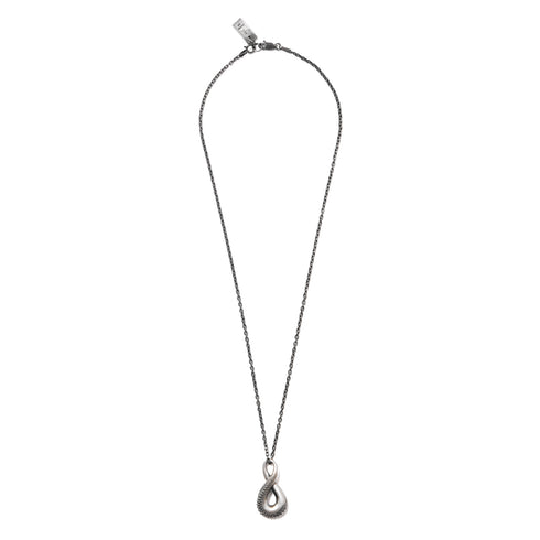 JULIUS x Dualflow 077ACU31 SILVER / Ouroboros Necklace