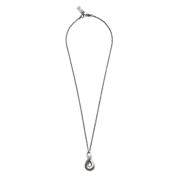 JULIUS x Dualflow 077ACU31 SILVER / Ouroboros Necklace