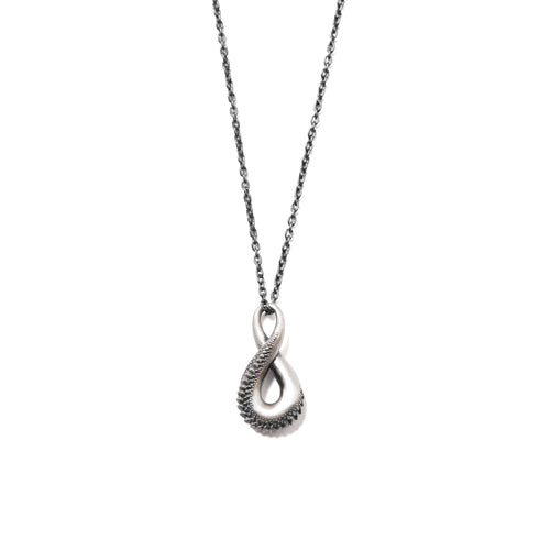 JULIUS x Dualflow 077ACU31 SILVER / Ouroboros Necklace