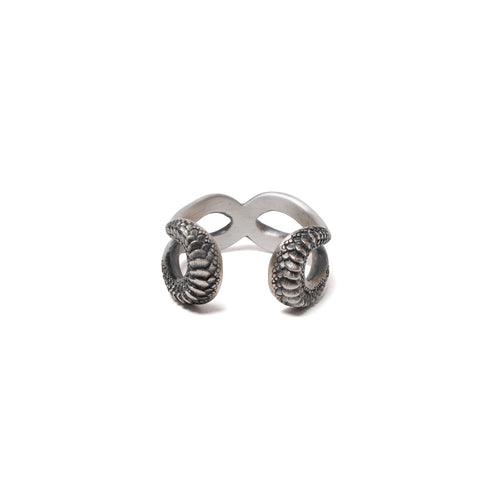 JULIUS x Dualflow 077ACU30 SILVER / Ouroboros Bangle