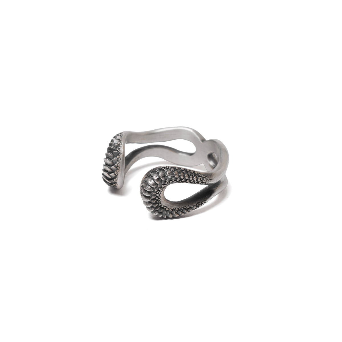 Ouroboros Bangle Silver 077ACU30 – JULIUS OFFICIAL STORE