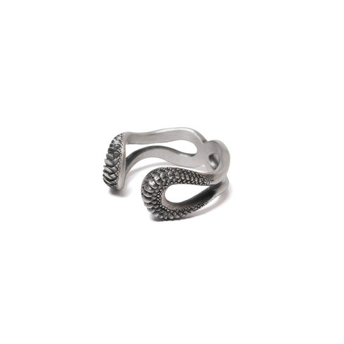 JULIUS x Dualflow 077ACU30 SILVER / Ouroboros Bangle