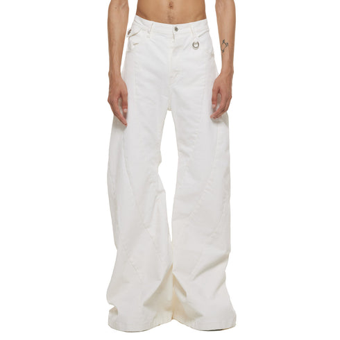 JULIUS 937PAM6 Off White / Bending Tuba Pants