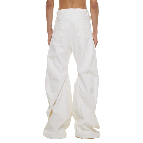JULIUS 937PAM6 Off White / Bending Tuba Pants