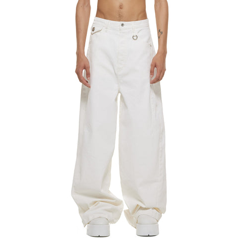 JULIUS 937PAM5 Off White / Dk Wide Pants