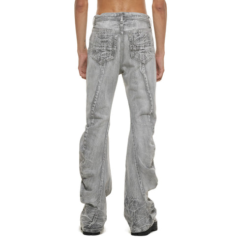 JULIUS 937PAM2-PL Plaster / Bending Flare Pants