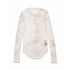 JULIUS 937CUM28-P Off White / Sheer Ls Top