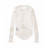JULIUS 937CUM28-P Off White / Sheer Ls Top