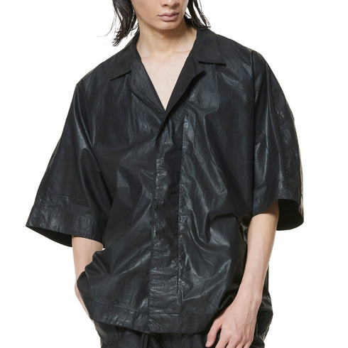 JULIUS 947SHM3 Black / Coated Kite Shirt
