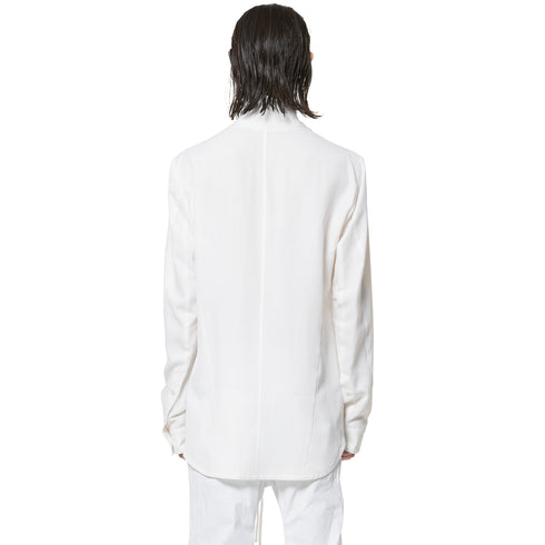 JULIUS 947SHM5 Off White / Coverd Neck Shirt