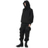 JULIUS 947CUM2 Black / W Neck Hoodie