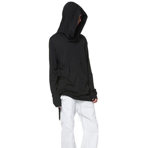 JULIUS 947CUM6 Black / Hoodie Top