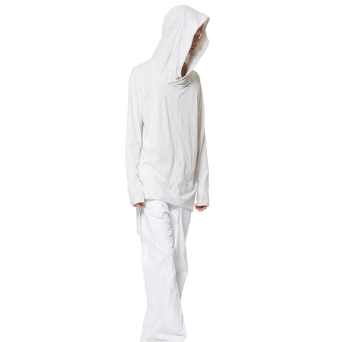 JULIUS 947CUM6 Off White / Hoodie Top
