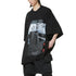 JULIUS 947CPM1 Black / Prayer Super Big T-Shirt