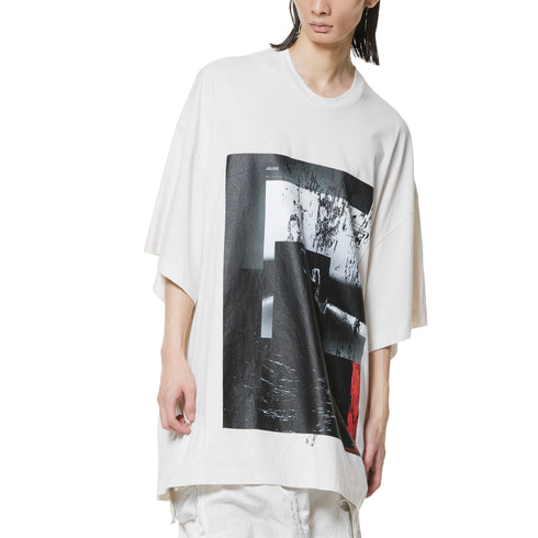 JULIUS 947CPM1 Off White / Prayer Super Big T-Shirt