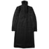 JULIUS 957COM1 Black / Coverd Neck Coat