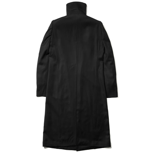 JULIUS 957COM1 Black / Coverd Neck Coat