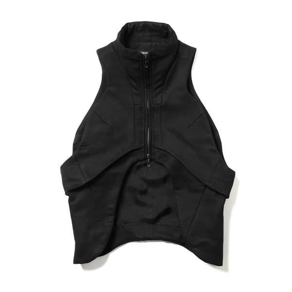 JULIUS 957VEM1 Black / Droid Sleeveless Jacket