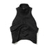 JULIUS 957VEM1 Black / Droid Sleeveless Jacket