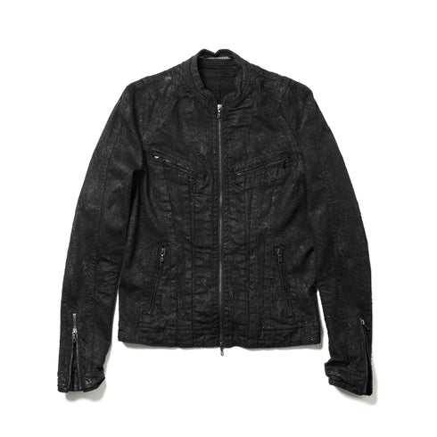 JULIUS 957BLM7 Black / Seamed Riders Jacket