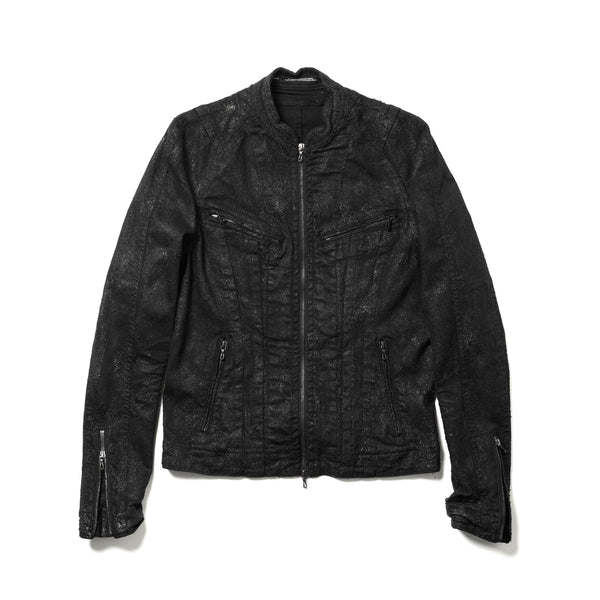 JULIUS 957BLM7 Black / Seamed Riders Jacket
