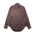 JULIUS 957SHM5 Ash Purple / Stand Collar Shirt