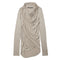 JULIUS 957CUM11 Greige / Over Drape Monk Top