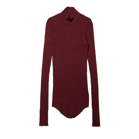 JULIUS 957CUM5 Blood / High Neck Skinny Top