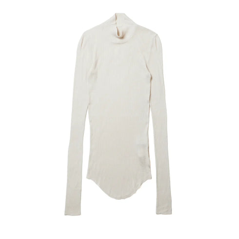 JULIUS 957CUM5 Plaster / High Neck Skinny Top