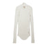 JULIUS 957CUM5 Plaster / High Neck Skinny Top