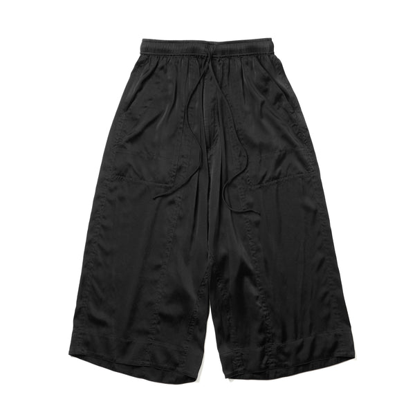 JULIUS 957PAM19 Black / Cropped Baggy Pants