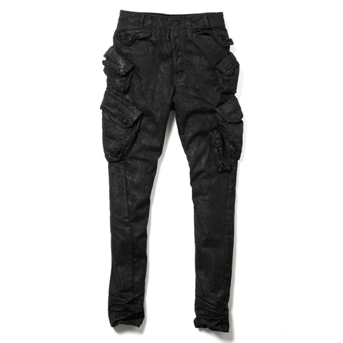 JULIUS 957PAM14 Black / Gas Mask Nallow Pants