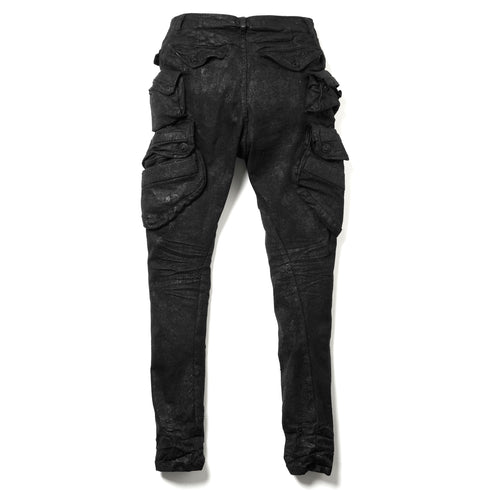 JULIUS 957PAM14 Black / Gas Mask Nallow Pants