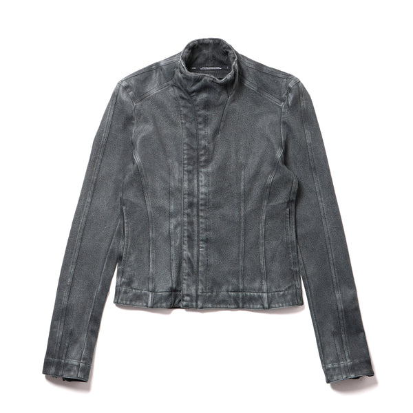 JULIUS 957BLM5-GR Steel / Seamed Skinny Jacket