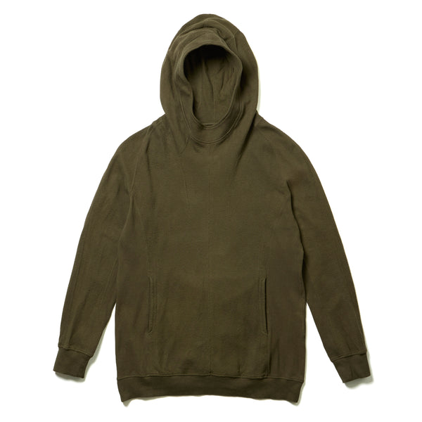 JULIUS 957CUM2 Army Green / Seamed Hoodie