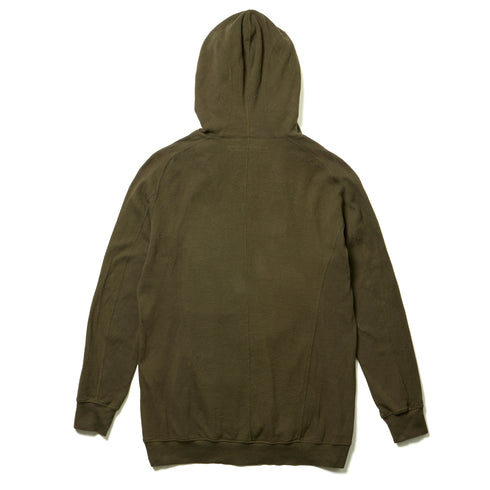 JULIUS 957CUM2 Army Green / Seamed Hoodie