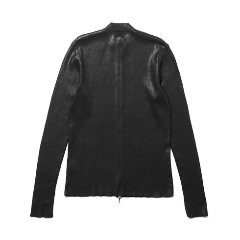 JULIUS 957KNM1-C Black / Skinny Zip Top