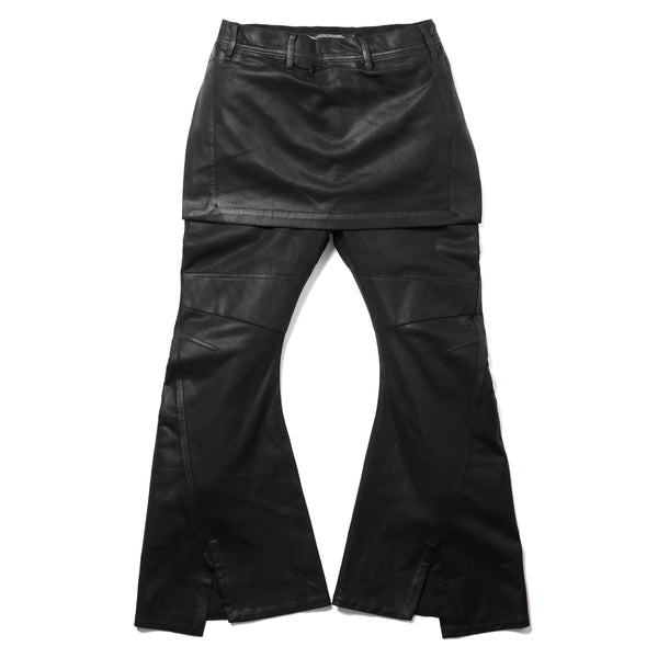 JULIUS 957PAM10 Black / Indirect Flare Pants