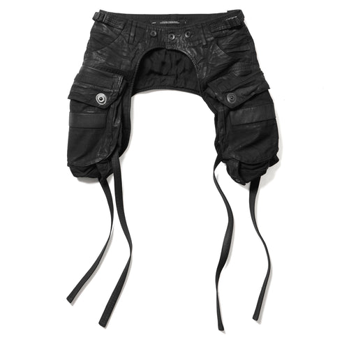 JULIUS 957SKU2 Black / Gas Mask Waist Gear