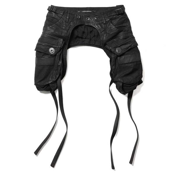 JULIUS 957SKU2 Black / Gas Mask Waist Gear