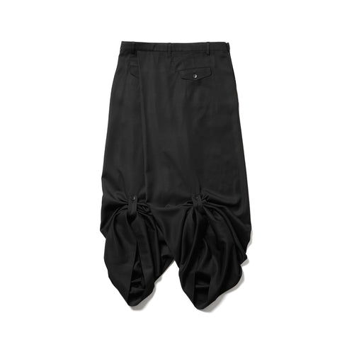 JULIUS 957PAM1 Black / Over Wrapping Trousers