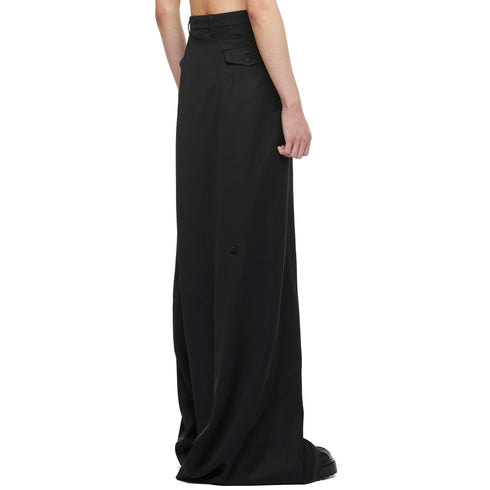 JULIUS 957PAM1 Black / Over Wrapping Trousers