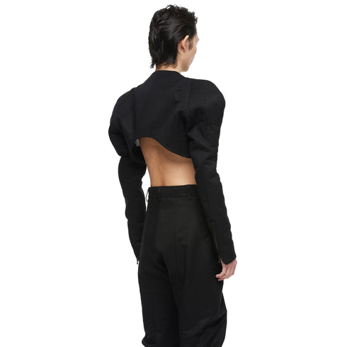JULIUS 957JAM2 Black / Droid Short Jacket