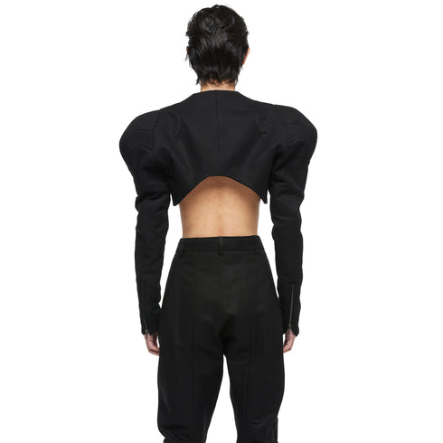 JULIUS 957JAM2 Black / Droid Short Jacket
