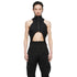 JULIUS 957VEM1 Black / Droid Sleeveless Jacket