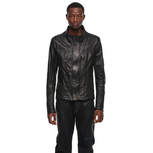 JULIUS 957BLM10 Black / Urban Seamed Jacket
