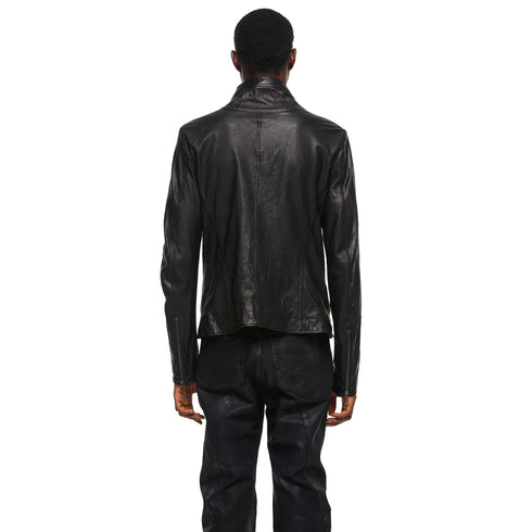 JULIUS 957BLM10 Black / Urban Seamed Jacket